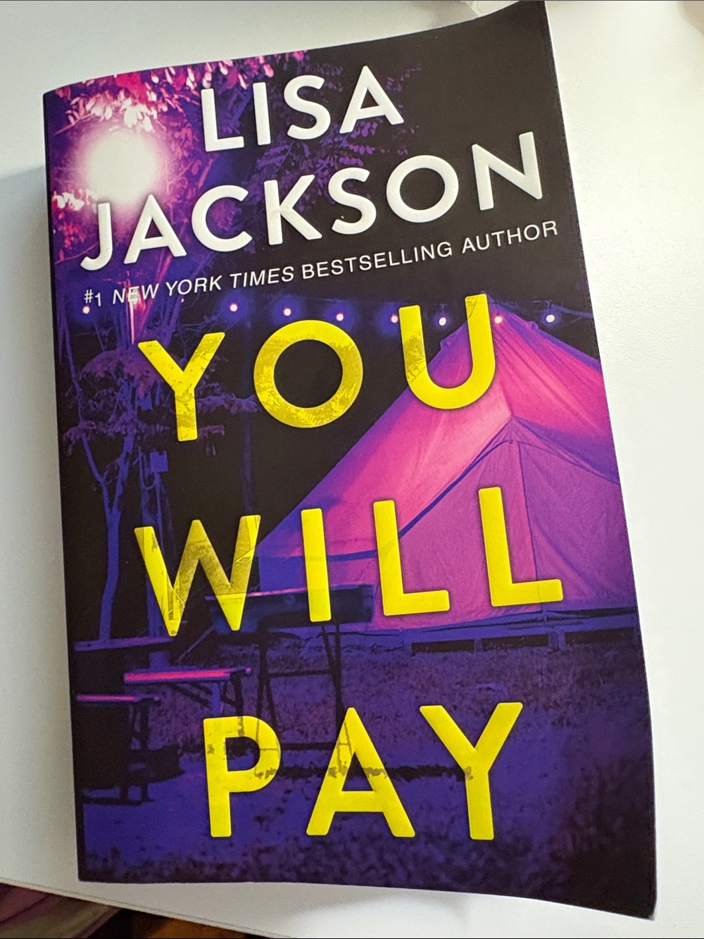 Lisa Jackson paperback book YOU WILL PAY